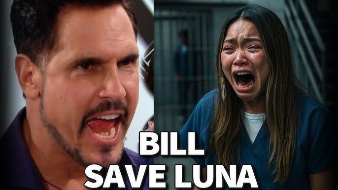 Bill forces Luna to take shocking oath before he takes Luna out of prison  The Bold and the Beautiful - YouTube