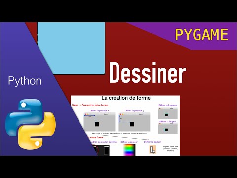 #2 -- Pygame Python -- Dessiner