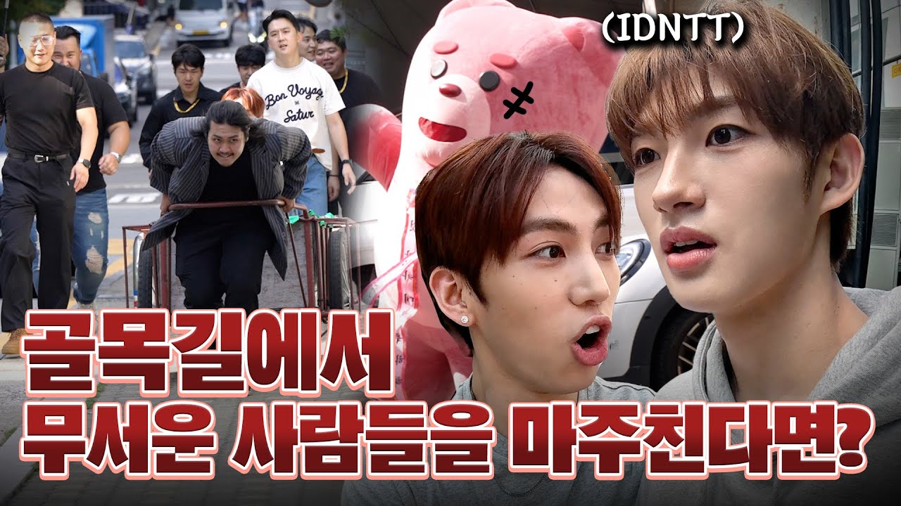 [SUB] 골목길에서 무서운 사람들에게 습격당한다면? Idntt 편