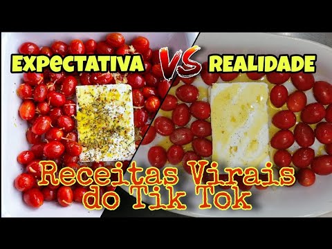 COMI RECEITAS VIRAIS DO TIKTOK POR UM DIA