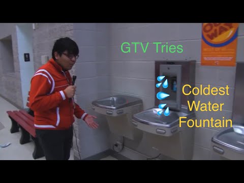Gtv Tries Ghs Coldest Water Fountain Youtube