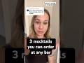 Mocktail options you can order at any bar #mocktailrecipes #easymocktails