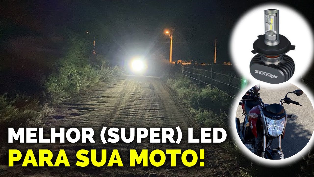 MELHOR LED PARA MOTO (FORTE DEMAIS)⚡️