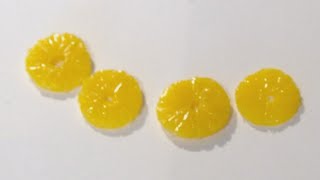 Polymer Clay Miniature - Pineapple Slices