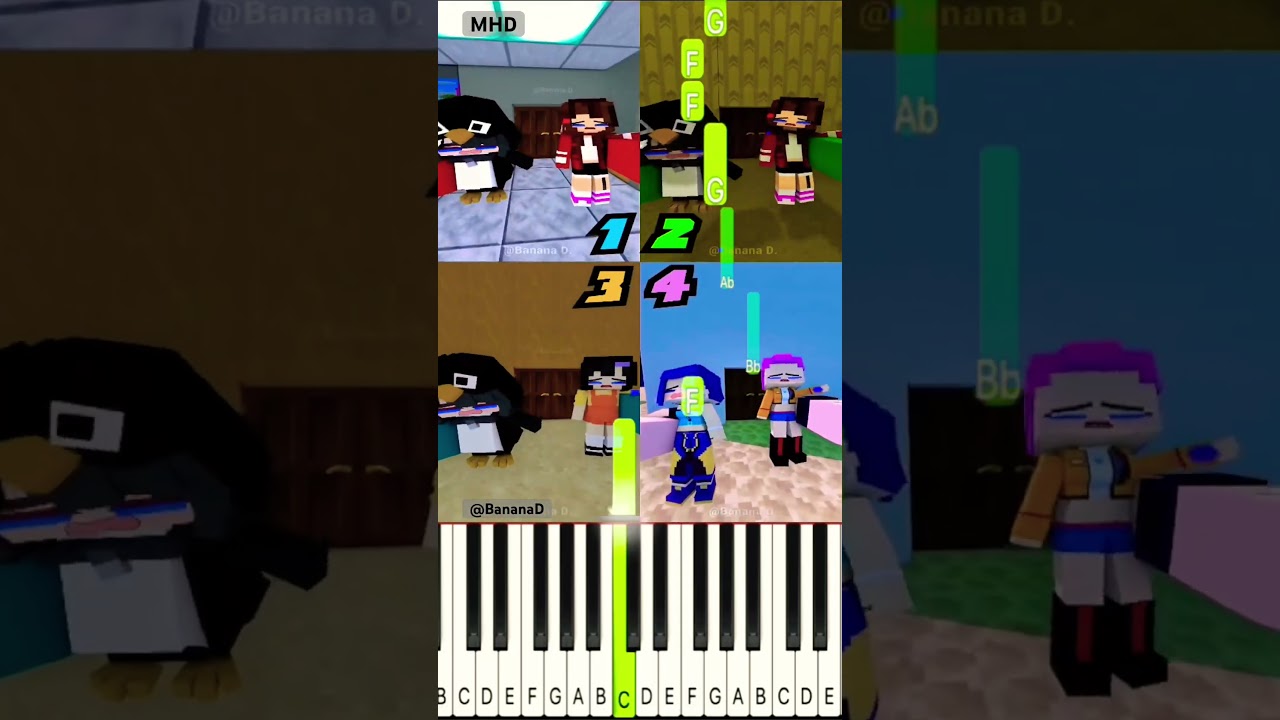 4 Team angry gugu gaga COMPLETE EDITION - Piano Tutorial