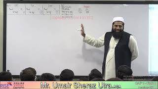 FAR 1 || Lecture 58 || Sir Umair Sheraz ||  Lectures For Autumn 2022