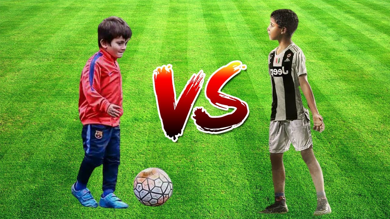 Ronaldo Jr match against Messi Jr 2020 - youtube
