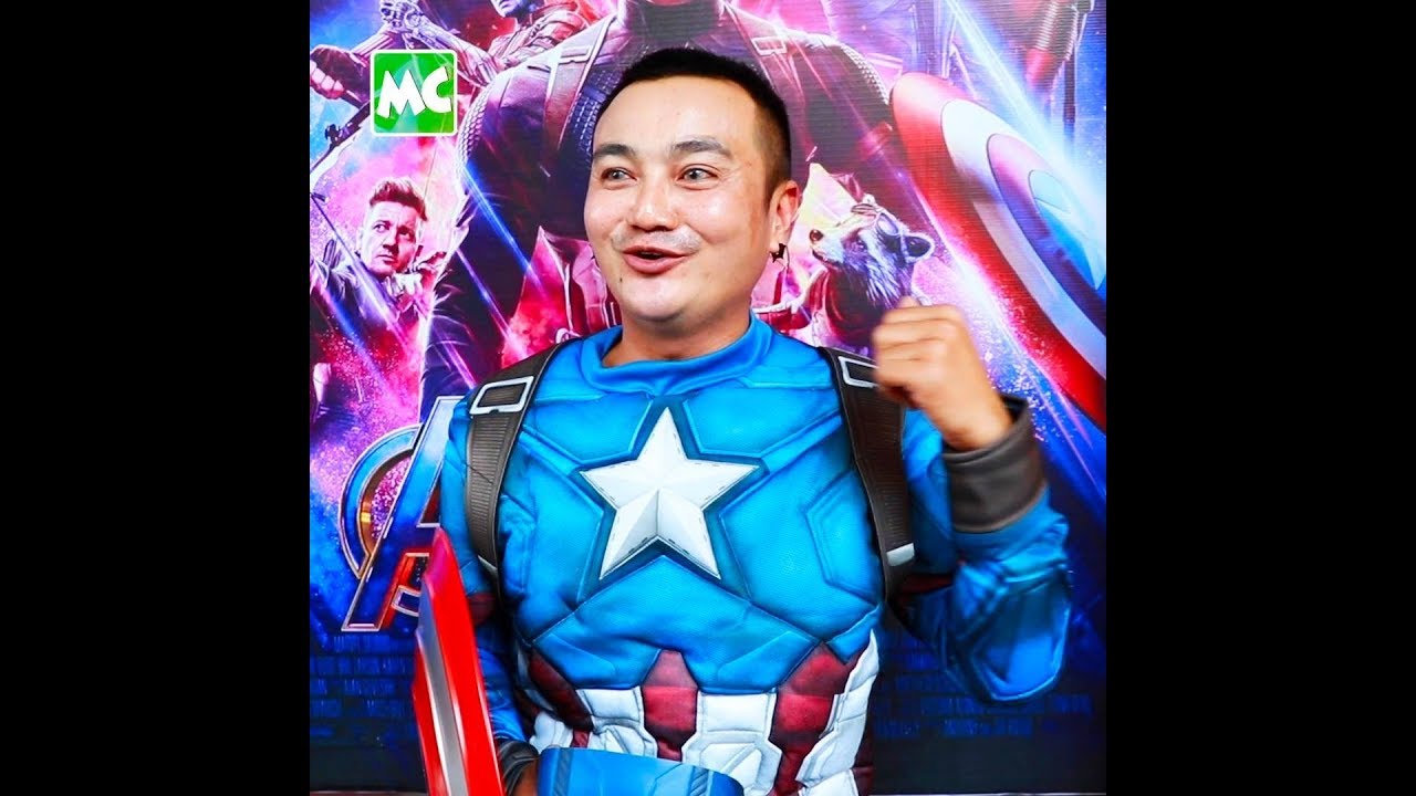 Captain America ၀တ္စံုနဲ႔ ႐ုပ္ရွင္ၾကည့္ခဲ့တဲ့ စည္သူပလပ္ကၽြတ္ - YouTube