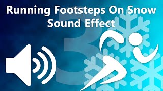 Running Footsteps On Snow Sound Effect 3