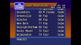 WeatherSTAR 4000 Kinston NC LIVE