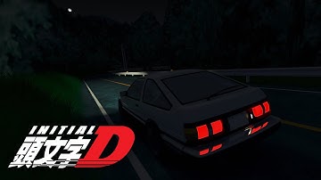 Initial D First Stage opening scene recreated in Assetto Corsa