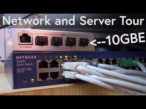 10GBE Home Network Plans, Mikrotik Switch, Current Network and Server Tour