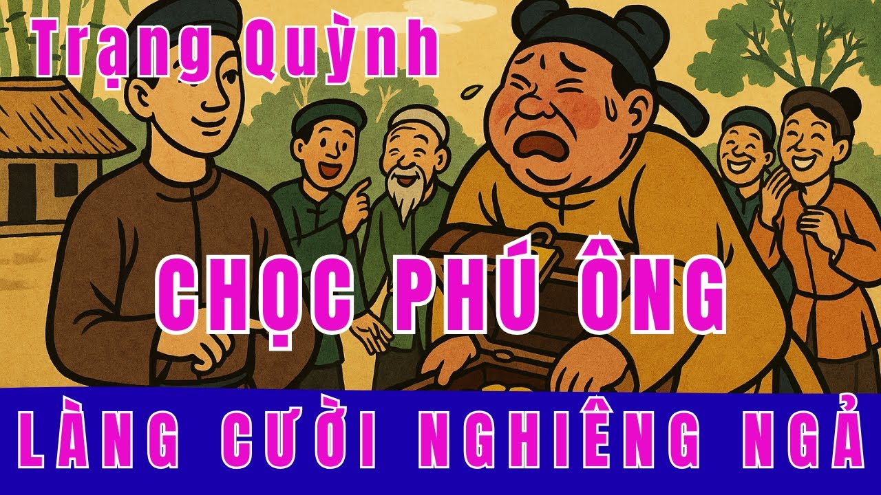 Trọn Bộ Trạng Quỳnh Chọc Phú Ông: Lợn Đẻ Tiền – Giếng Nuốt Nước – Rương Tự Khóa – Khoe Của Lộ Mặt