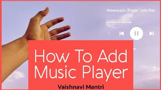 How to add music player on photo | Snapseed | Vaishnavi Mantri screenshot 1