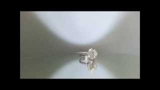 6.84 Ct Round J VS2 8-Prongs 18k White Gold Solitaire Ring