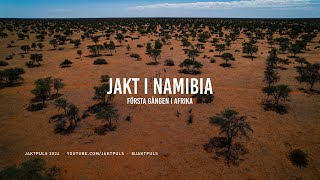 Jakt i Namibia, första gången i Afrika.