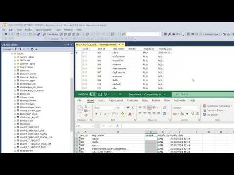 EP5   การ Import ข้อมูลจาก Excel เข้า SQL Server