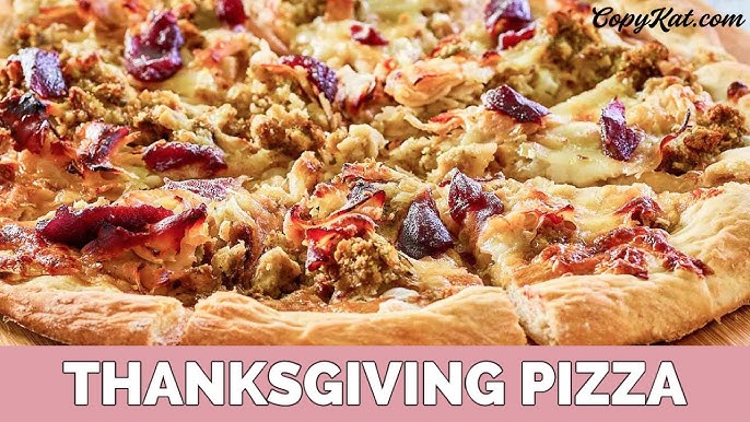 How to Make a Thanksgiving Pizza for the Family - Cooking