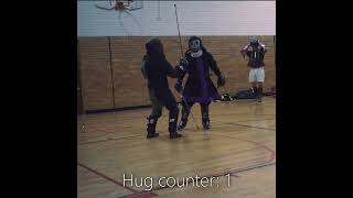 HEMA HUGS + shenagins #hema #fencing #medievalfun