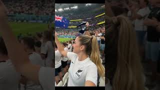New Zealand cute Fan Soaking In the World Cup Atmosphere vs Iran #worldcup2026 #newzealand