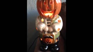 Pumpkin Pirate Trick or Treating Lamp - Halloween Lighting