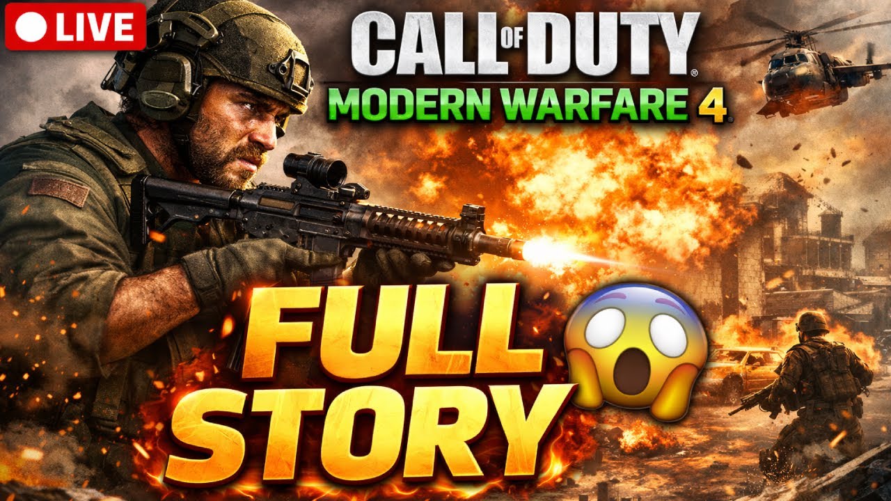 COD Modern Warfare 4 LIVE 🔥 | Story Mode Gameplay | Hindi Commentary