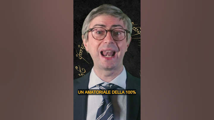 Il segreto di Sauron - Il Signore degli Anelli - Alessandro il Barbero