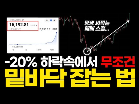 -20% 하락속에서 무조건 밑바닥 잡는 법