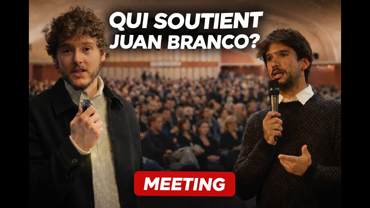 Immersion dans un meeting de Juan Branco.
