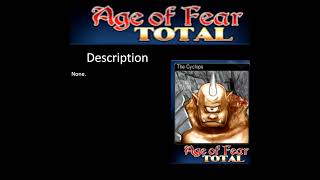 006 The Cyclops Age Of Fear Total Steam Card