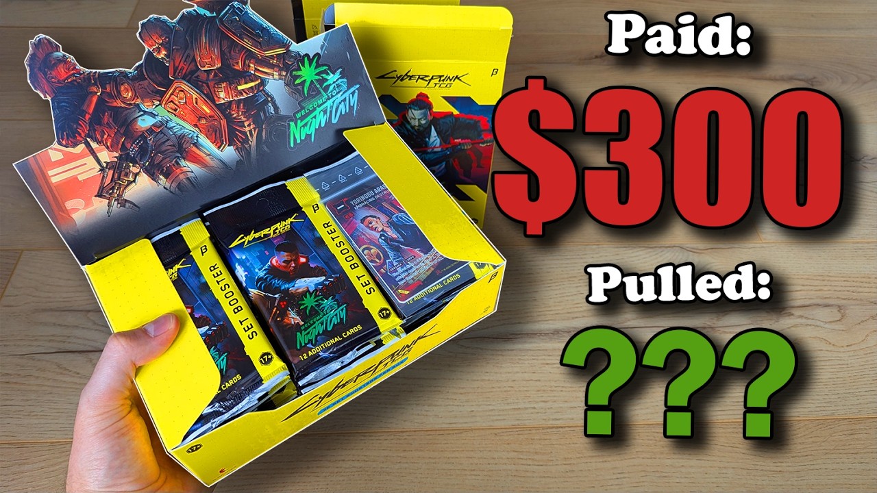 Let's Open The Very First Cyberpunk TCG Box - YouTube