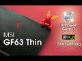 MSI GF63 Thin 10SCXR-042XES youtube review thumbnail