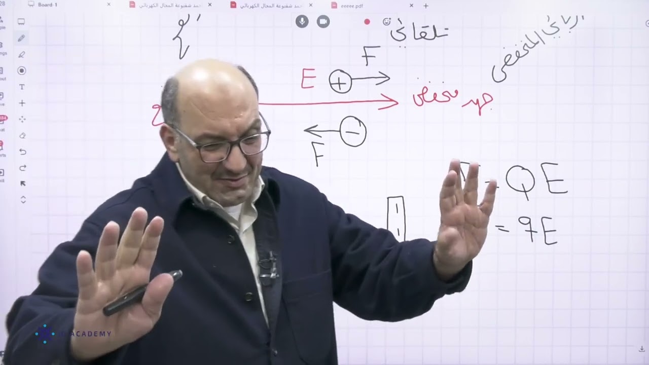 الأستاذ أحمد شقبوعة - شرح مقدمة التيار الكهربائي فيزياء التوجيهي المنهاج الجديد