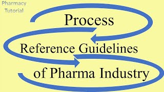 Reference guidelines of pharma Industry for process
