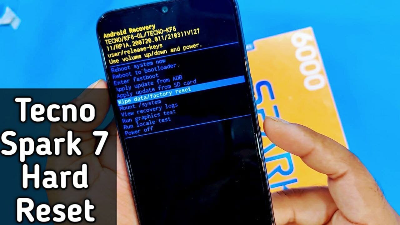 Tecno Spark 7 Hard Reset | Remove Pattern Lock