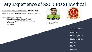 SSC CPO SI medical review and DV full detail/CPO SI 2022-23/my experience