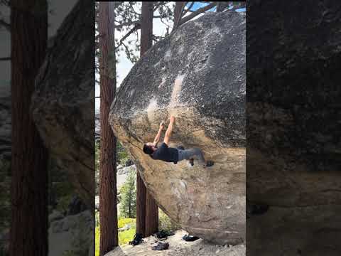Beta Video for climb Pimp Juice v9, Lake Tahoe