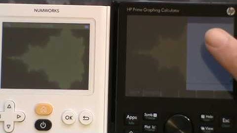 Graphic performance test #2/3 : NumWorks (Python) vs HP Prime (HPPPL CAS)