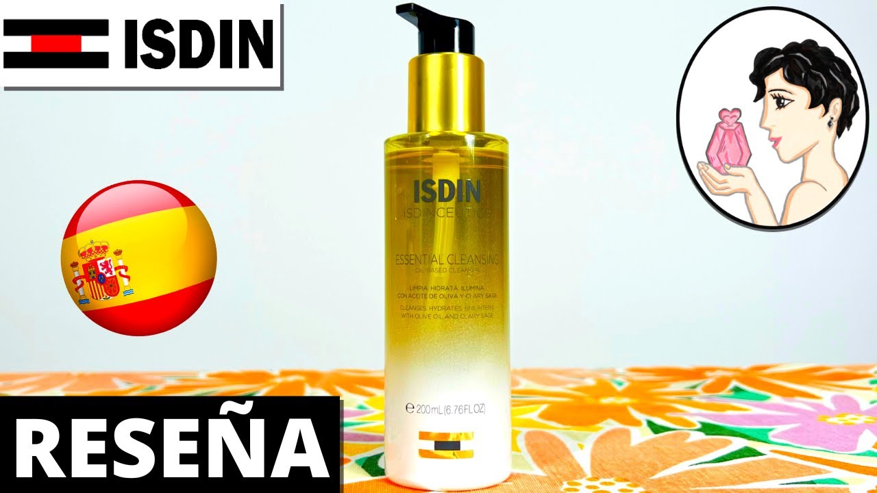 🌟ISDIN Isdinceutics ESSENTIAL CLEANSING Oil✓El Mejor Aceite Limpiador  Facial 