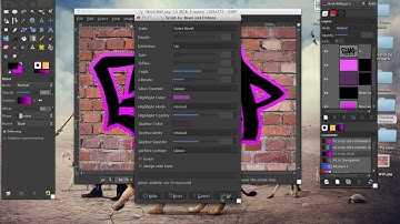 How to Make Graffiti on a Brick Wall in GIMP