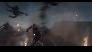 Avengers assemble scene but it’s in reverse