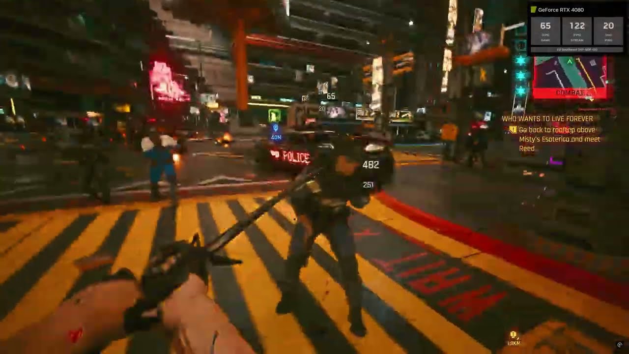 Cyberpunk 2077 & Phantom Liberty 2.11 on  Geforce now cloud gaming ultimate 4K resolution