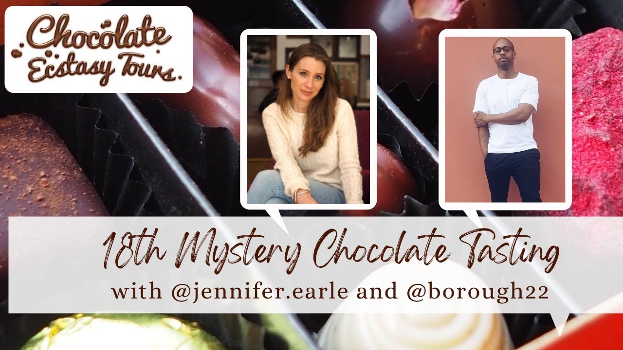 18th Mystery Chocolate Tasting with Jennifer Earle, Ryan Panchoo & chocolatier Karen Waller - vegan