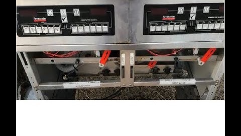 Frymaster Industrial fryer Computer: removal & installation/ replacement