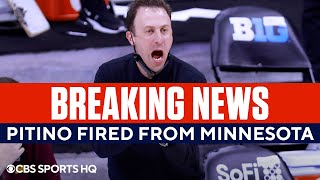 BREAKING: Richard Pitino FIRED from Minnesota | CBS Sports HQ