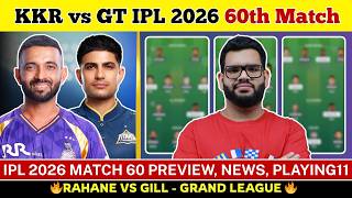 KKR vs GT Dream11 Prediction| KKR vs GT Today Match Prediction| IPL 2026 Match 60 screenshot 3