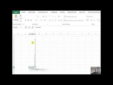 Excel 01 - Die Summenfunktion