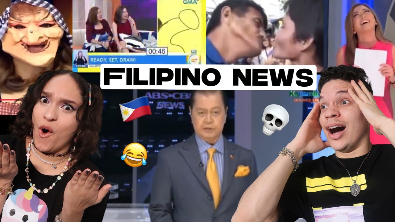 FILIPINO TV News shows are DIFFERENT... 💀😭Latinos react