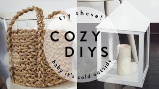 COZY DIYs YOU NEED IN YOUR LIFE! | THE SORRY GIRLS