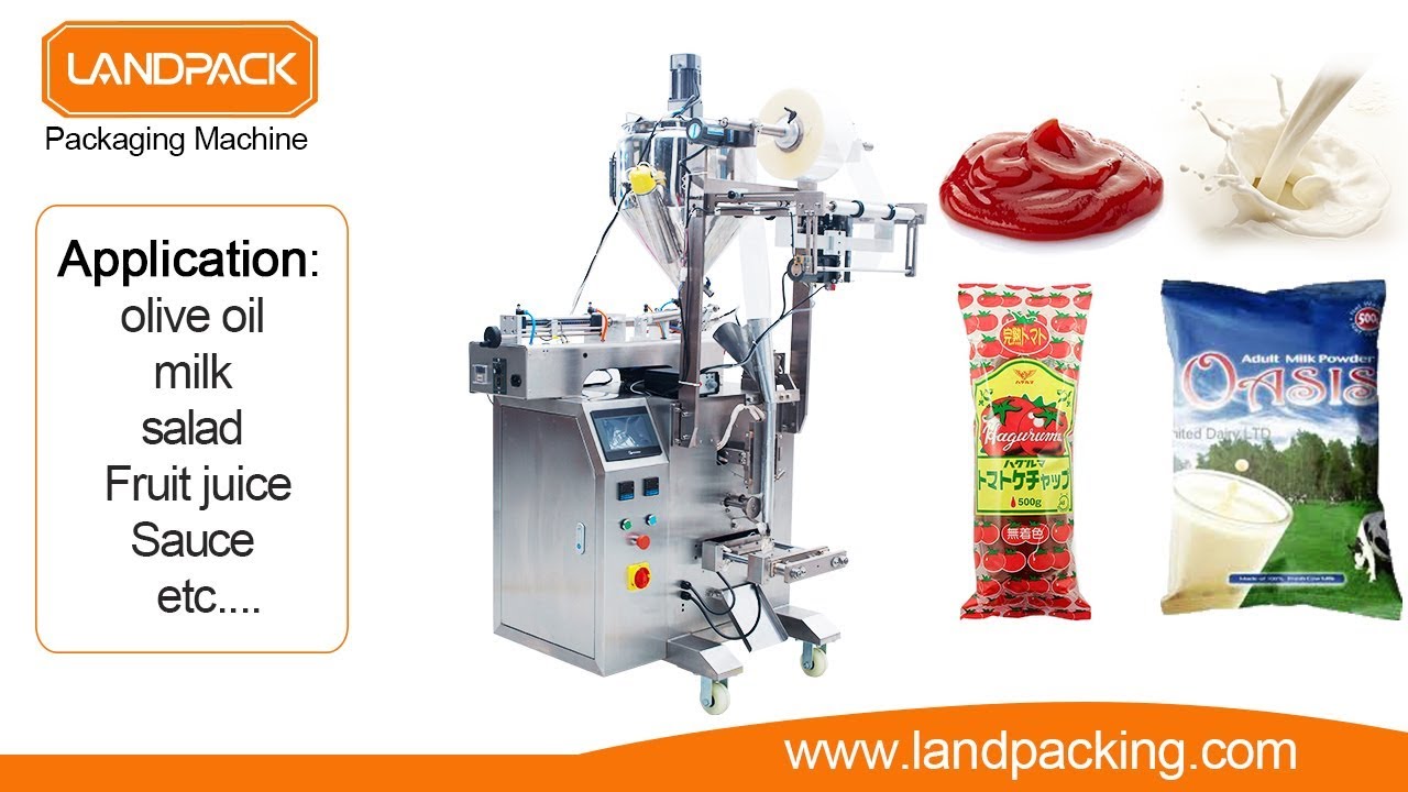 LD 320L Ketchup packing machine | liquid packing machine & multi ...